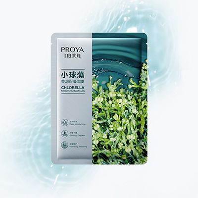人生就是博集团小球藻莹润保湿面膜